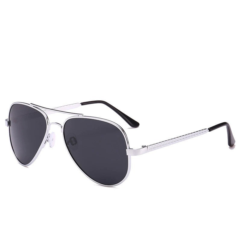 Herren Piloten Sonnenbrille mit UV-Schutz und trendigem Metallscharnier Karnz