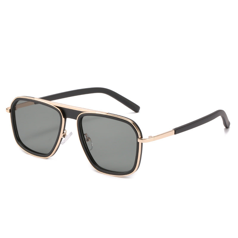Damen Modische Sonnenbrille mit luxuriösem Metallrahmen und breitem UV-Schutz Karnz