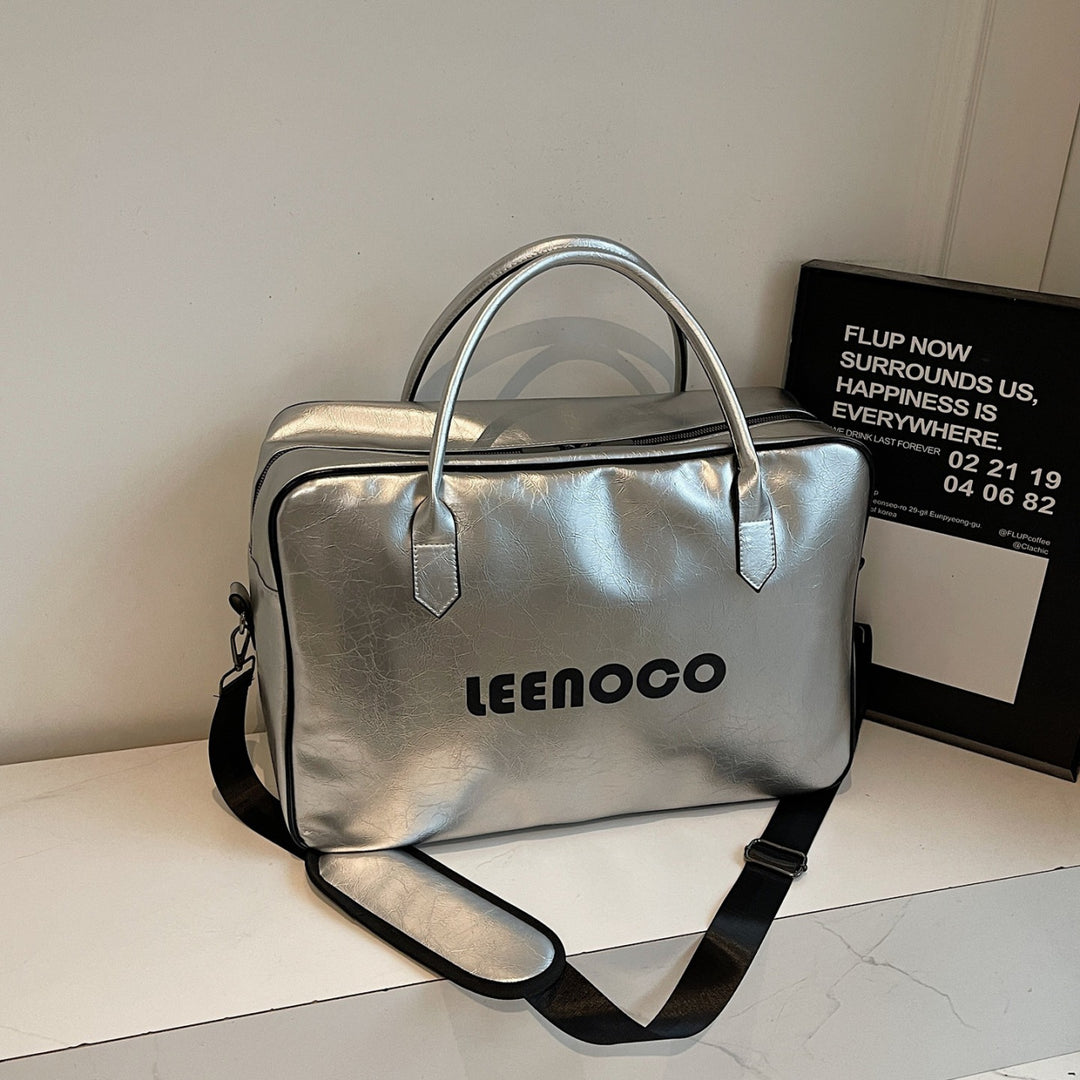Premium Kunstleder Wochenendtasche