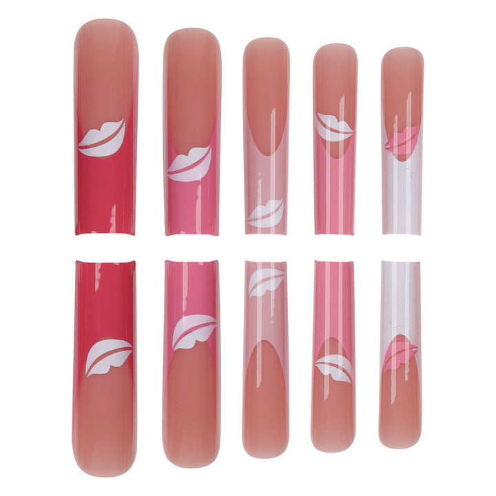 Künstlerische Stiletto Druck-Nageldesigns Karnz
