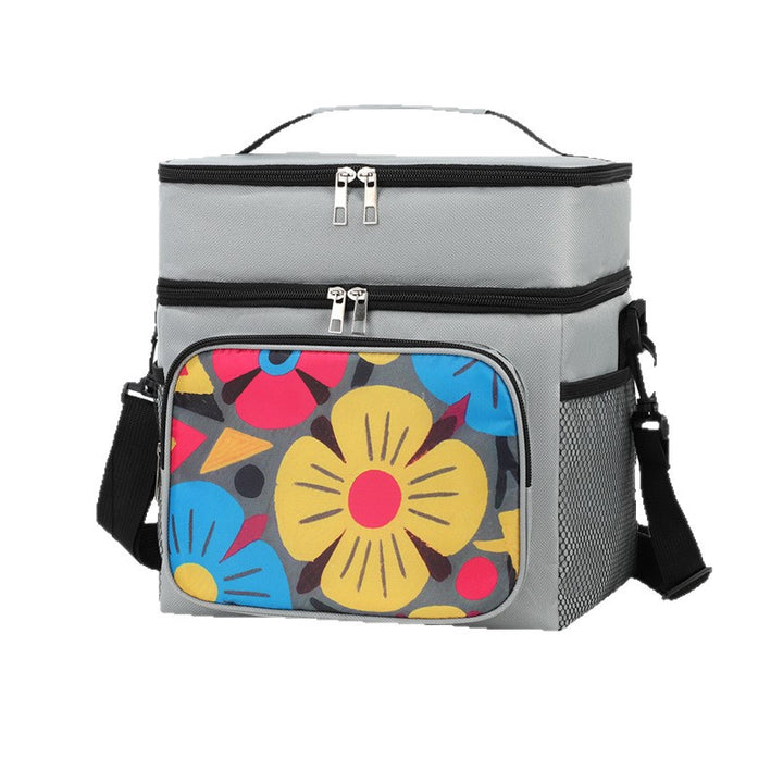 Isolierte Blumen-Lunch-Kühltasche Karnz
