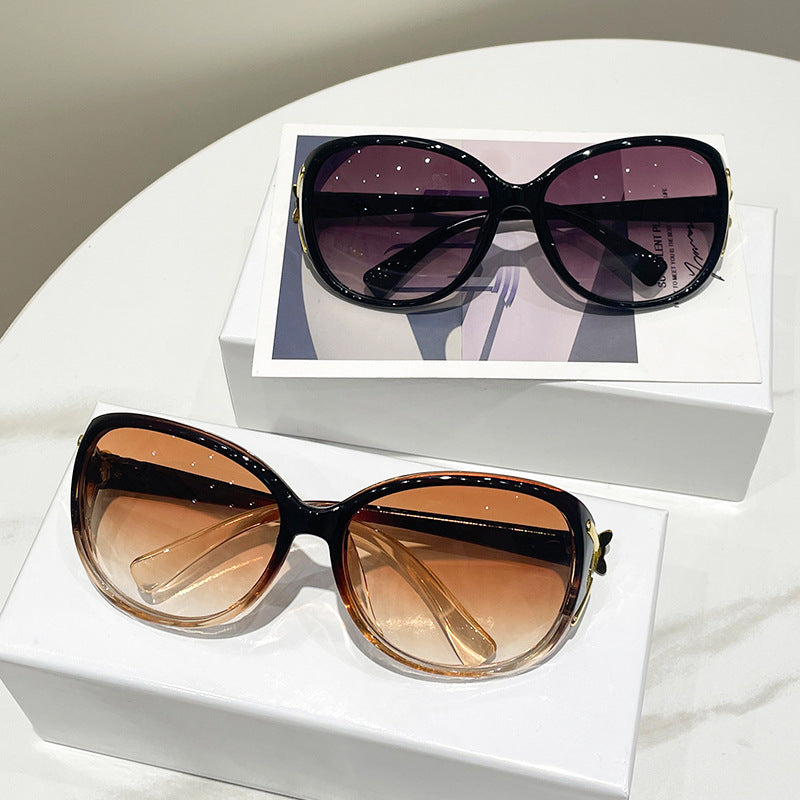 Damen Oversized Sonnenbrille mit modischem Gradient-Design Karnz
