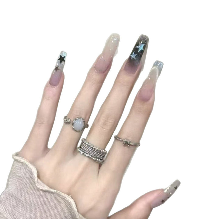 Gradient Ombre Nagelkunst Verlängerungen Karnz