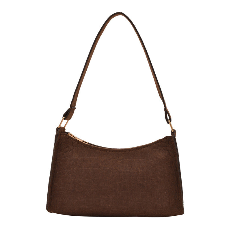 WoCrocodile Texturiertes Mini Schulterhandtasche Karnz