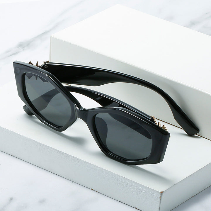 Statement Hexagonale Rahmen Sonnenbrille Karnz 1787812354