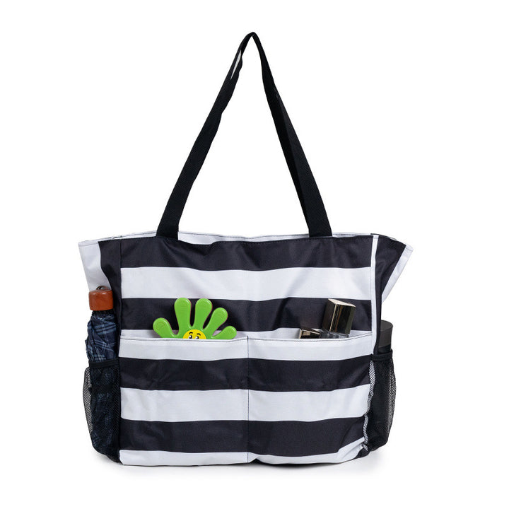 Geräumige Strandtasche mit Praktischen Außentaschen Karnz