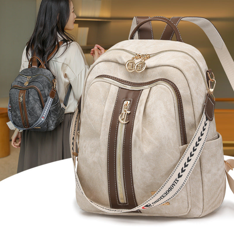 Vintage Leder Rucksack Karnz