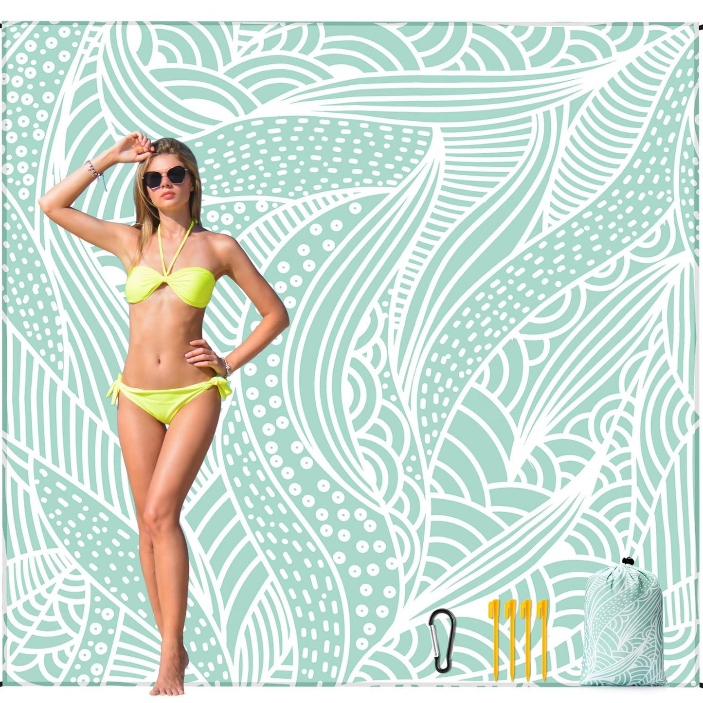 Damen Sportlicher Bikini mit rucksackähnlichem Design Karnz