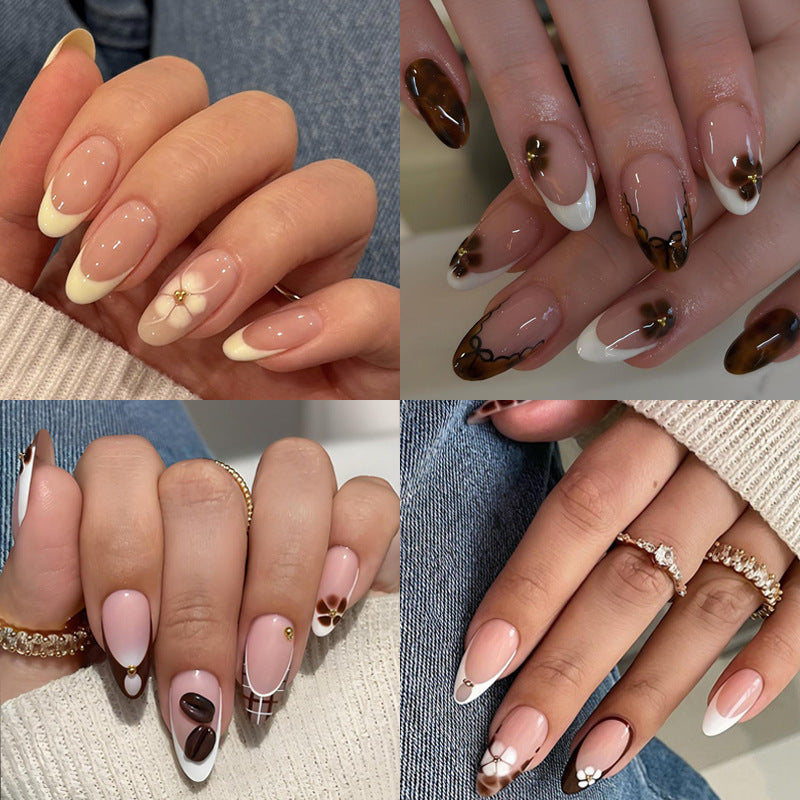 Kunstnagelset mit kreativen Blüten- und Tiermotiven Karnz