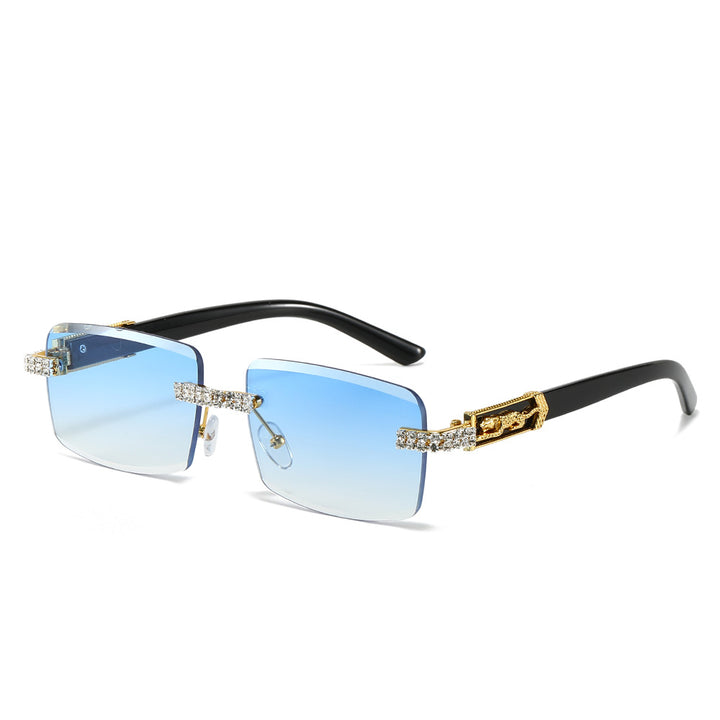Dekorativer quadratischer Rahmen Modetrends Sonnenbrille Karnz