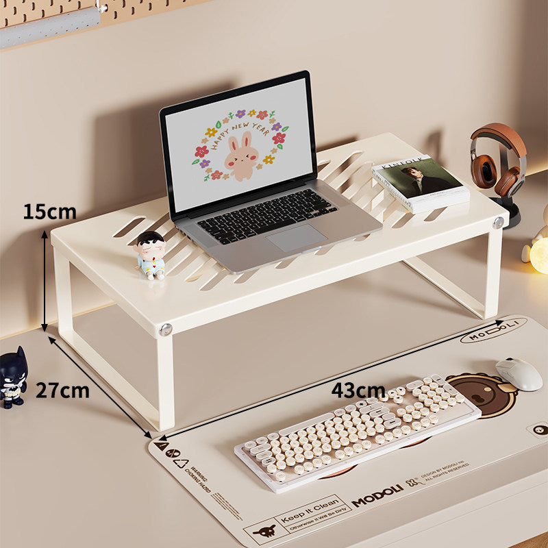 Ergonomischer belüfteter Metall-Laptop-Ständer mit Untertisch-Speicher