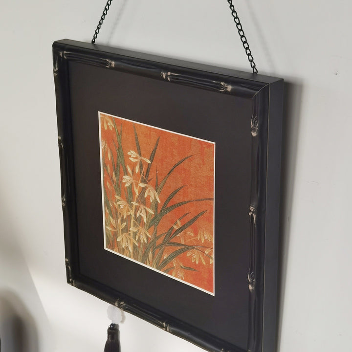 Dekorierte Gemalte Blumenkunst