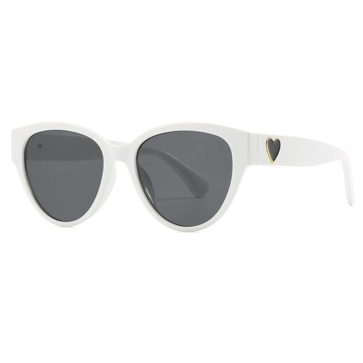Damen Cat-Eye Sonnenbrille mit luxuriösem Leopardenmuster und charmanten Details Karnz