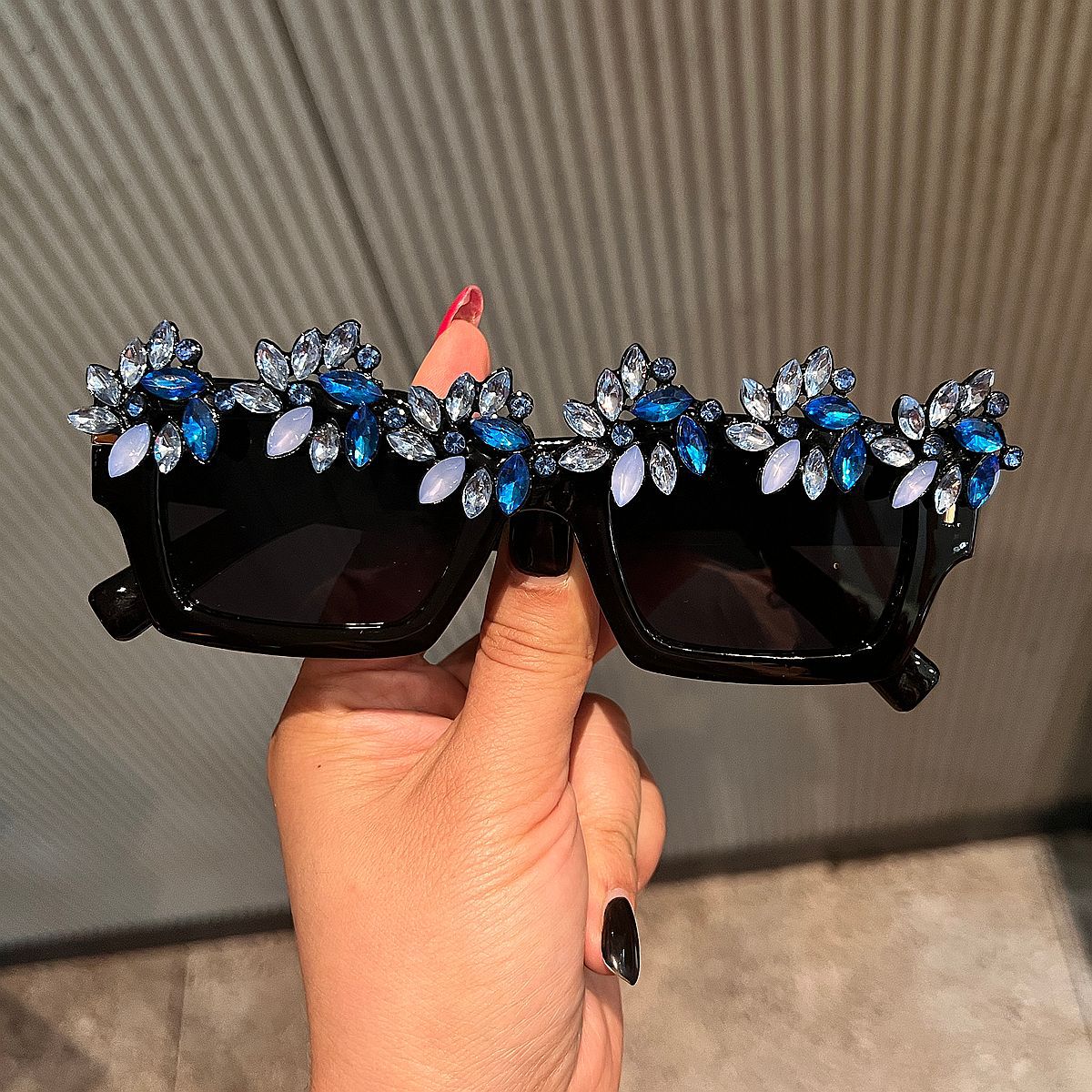 Damen Glamouröse Sonnenbrille Karnz