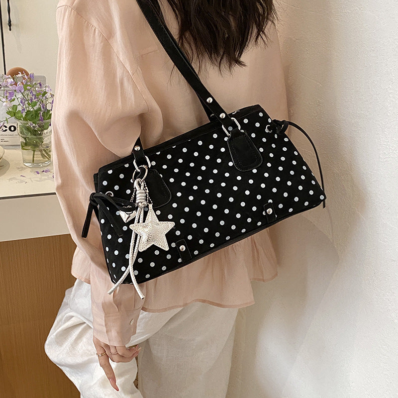 Trendige Punktemuster-Handtasche Karnz