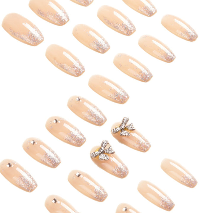 Glitzernde Press-On Nail Tips Karnz