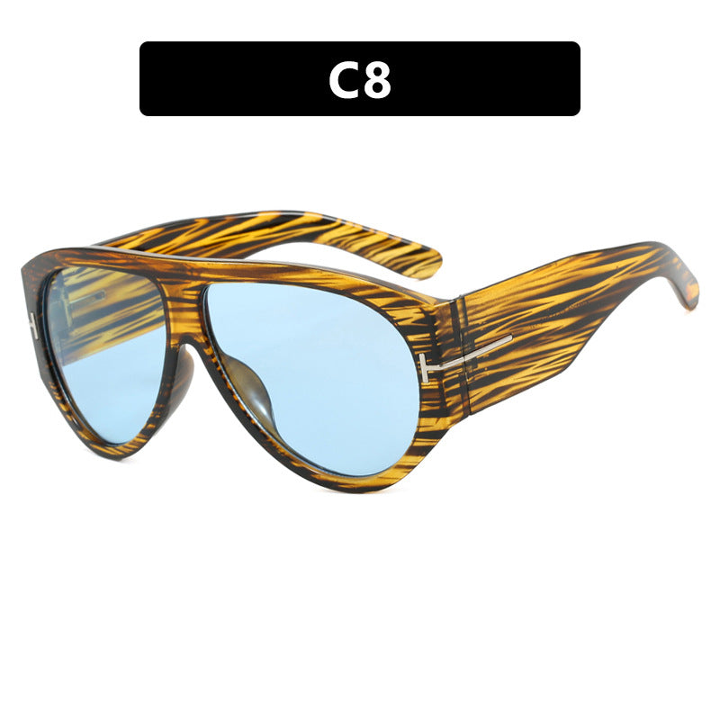 Damen modische oversized Sonnenbrille im Retro-Stil Karnz