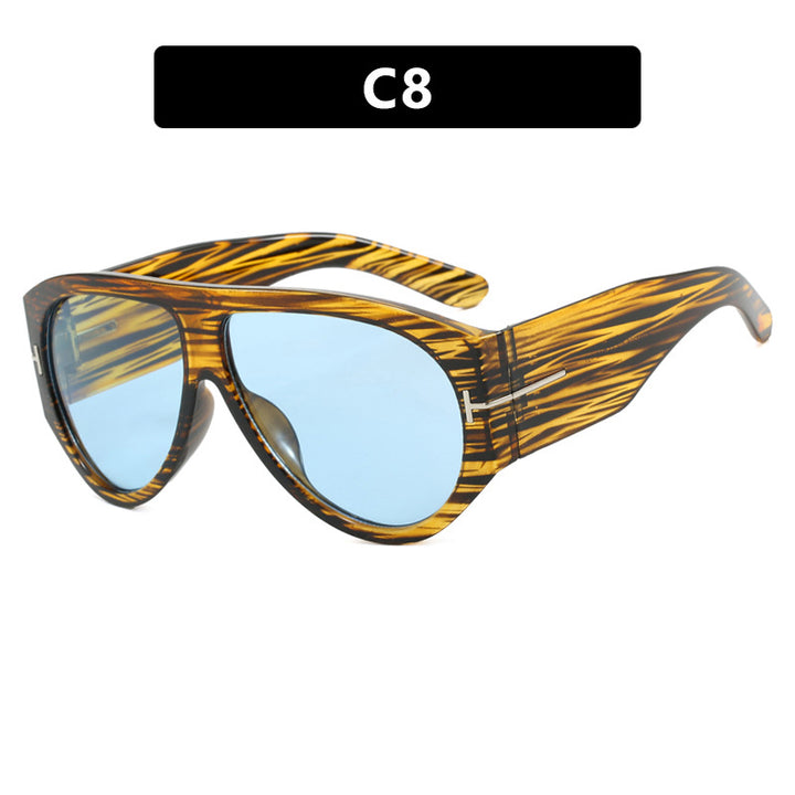 Damen modische oversized Sonnenbrille im Retro-Stil Karnz