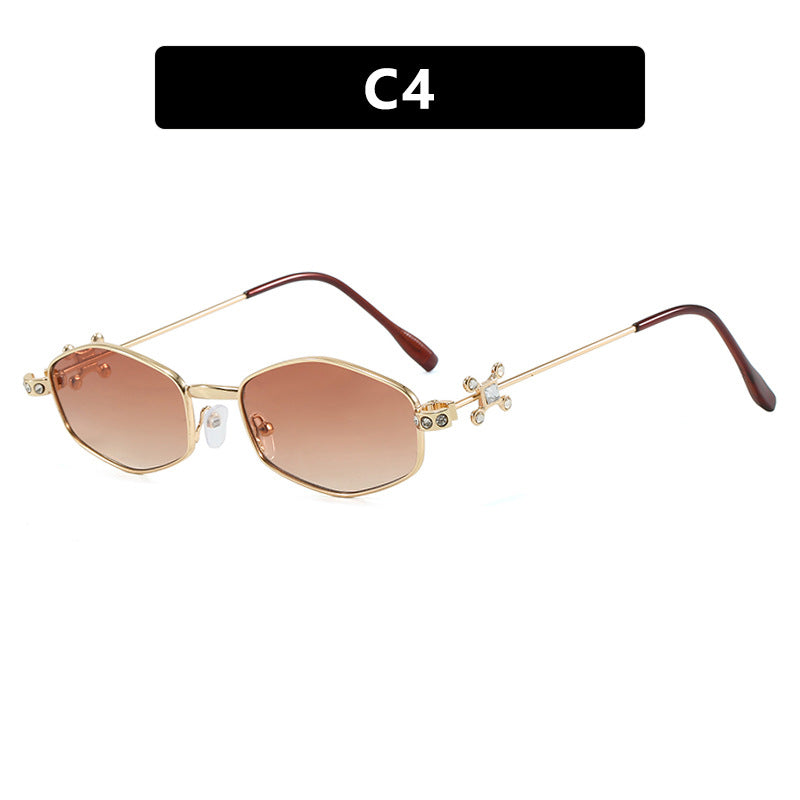 Damen Sonnenbrille mit eleganten Akzenten und UV-Schutz Karnz
