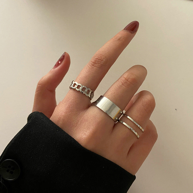 Vielseitiges Ring-Set Karnz