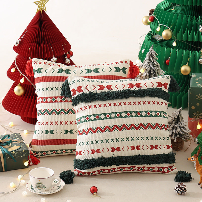Weihnachtsbaum-Kuschelkissen
