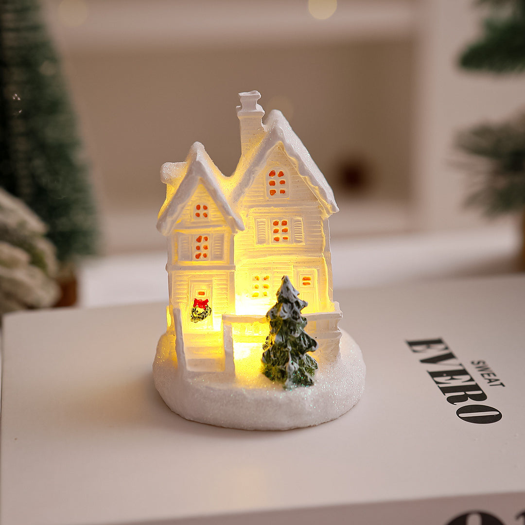Dekoratives Weihnachtsdorf Karnz
