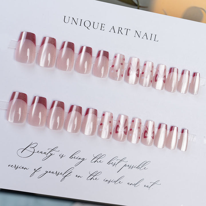 Künstlerisches multifunktionales Press-On-Nagelset