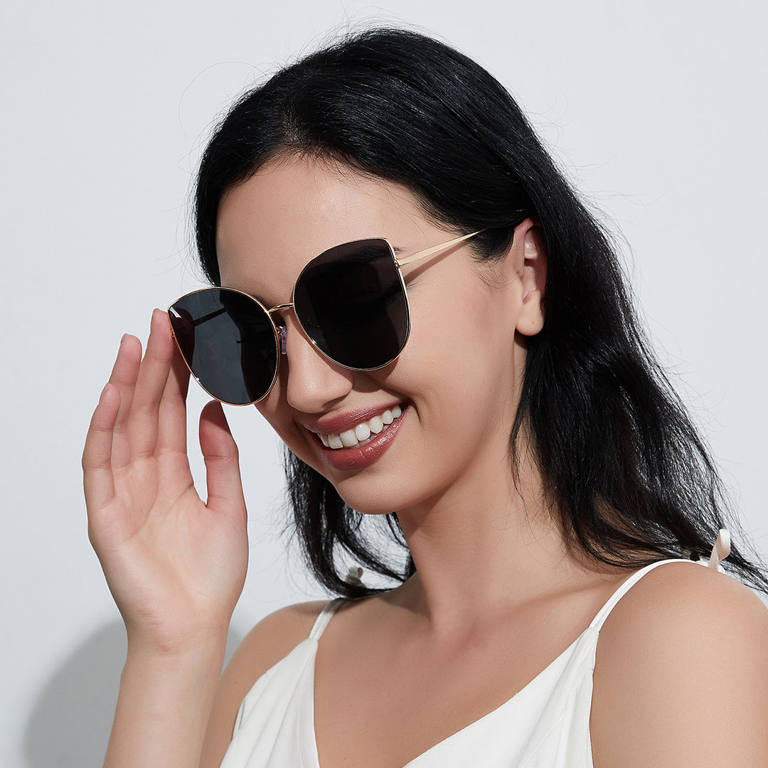 Damen Cat-Eye Sonnenbrille Karnz