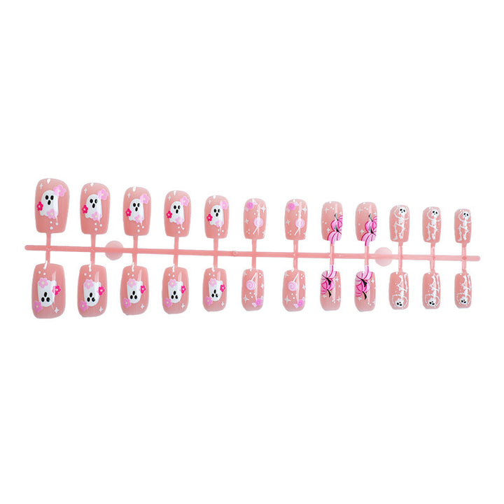 Kunstnagelset mit kreativen Tier- und Blumendesigns Karnz