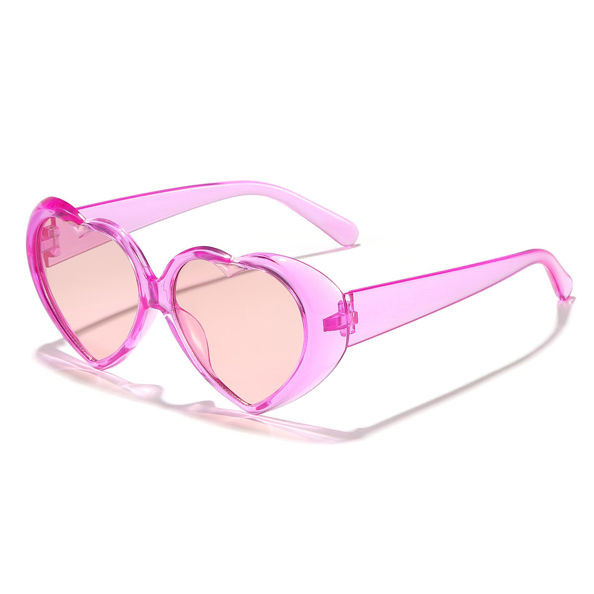 Damen Herzförmige Sonnenbrille mit UV-Schutz und stylischem Rahmen Karnz