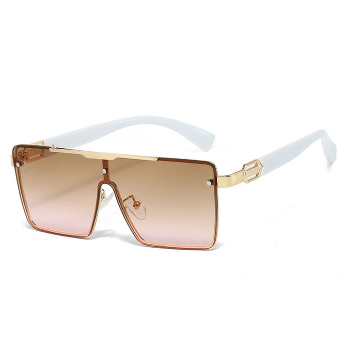 Damen Modische Oversized-Sonnenbrille im exklusiven Schildpatt-Design Karnz