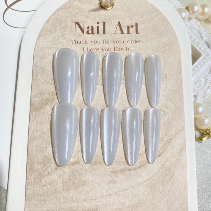 Premium Glossy Stiletto Form Press-On Nägel