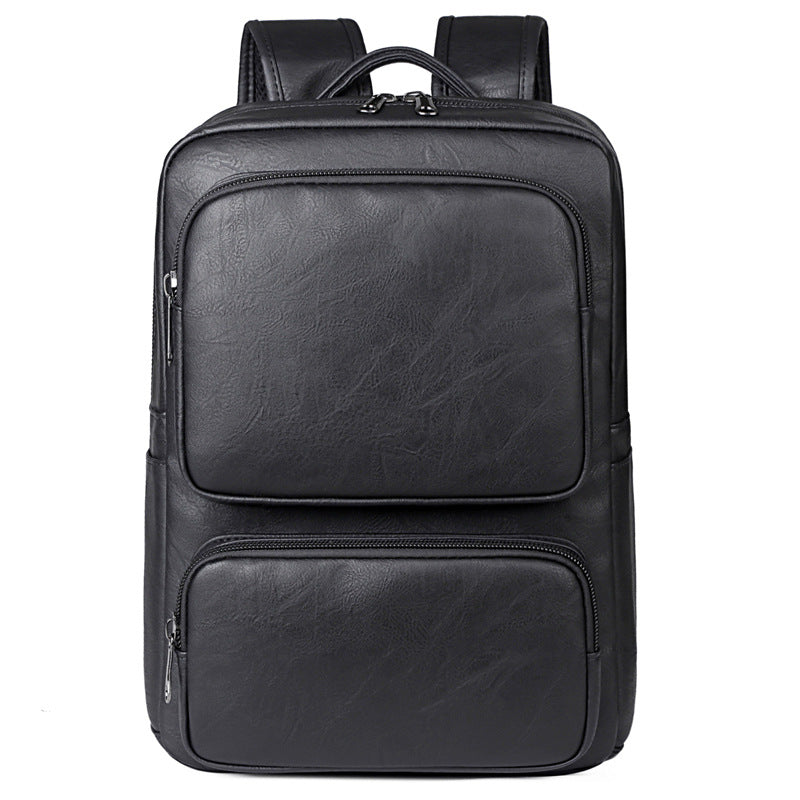 Premium Leder Business Laptop Rucksack Karnz