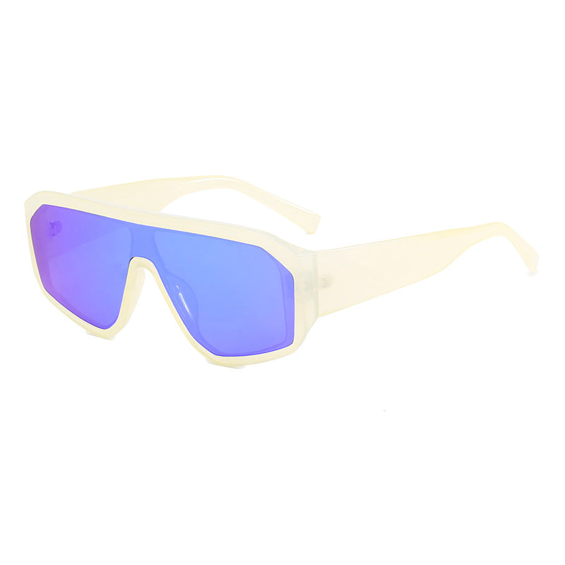 Damen Modische Oversized-Sonnenbrille im futuristischen Design Karnz