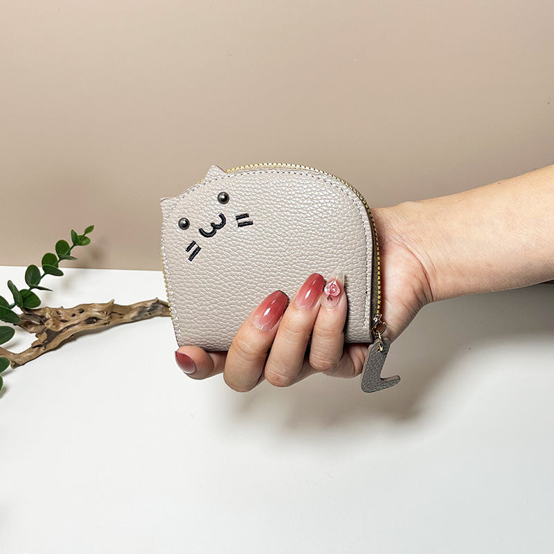 Niedliche Katzen-Themen-Münztasche