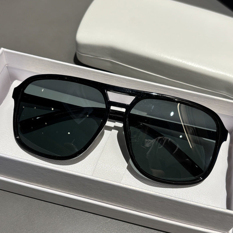 Premium Übergroße Winkelform Sonnenbrille Karnz