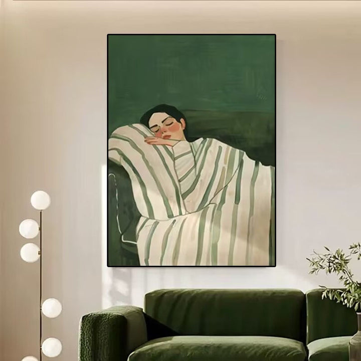 Abstrakte figurative Leinwandkunst
