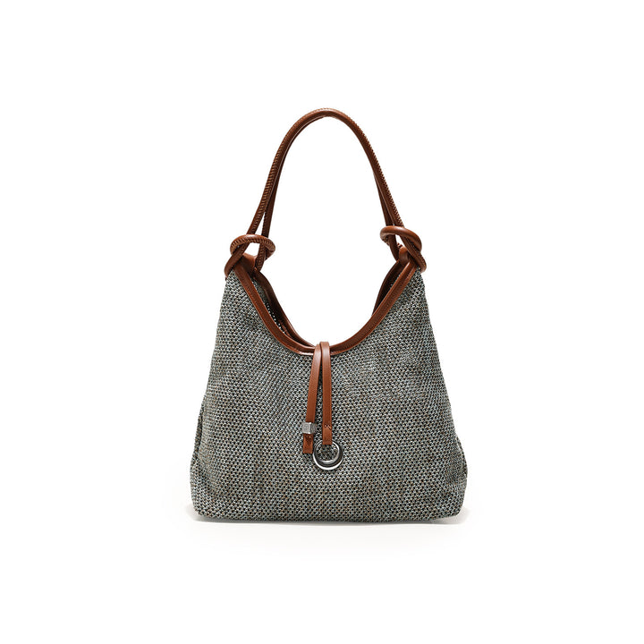Gewebte Mesh Hobo-Handtasche