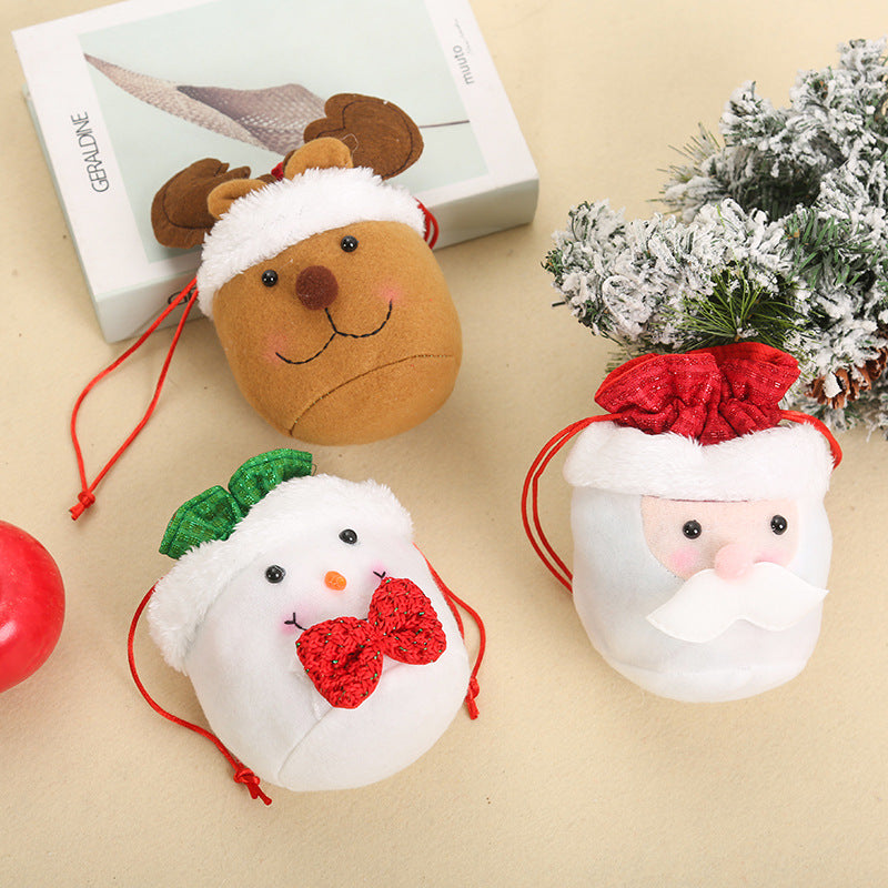 Niedlicher Weihnachtsmann Geschenkesack Karnz