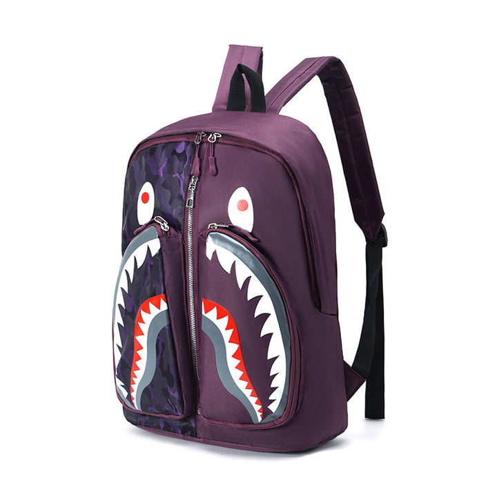 Haifisch-Themen Cartoon Rucksack