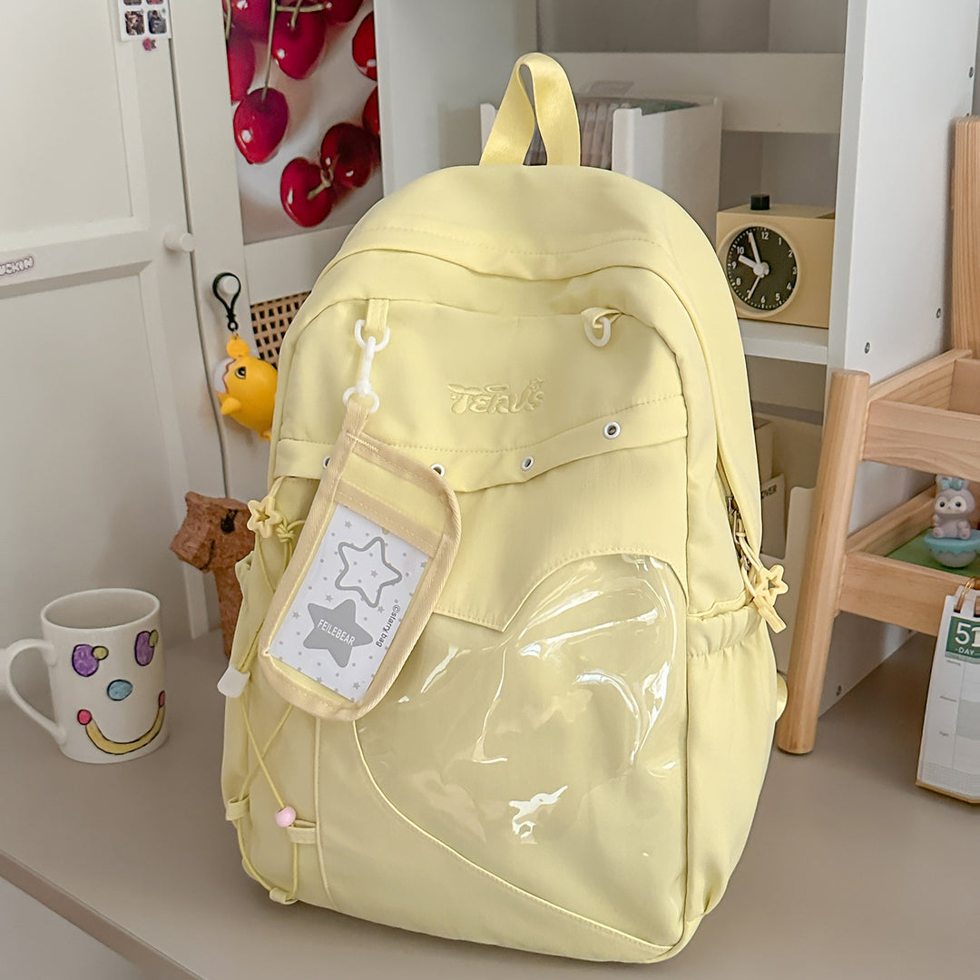 Süßer Charakter-Themen-Transparenter Rucksack Karnz