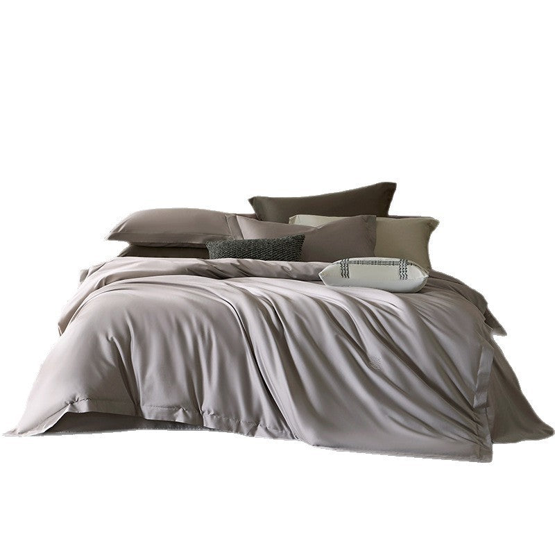 Premium Seidiger Satin Bettbezug Set