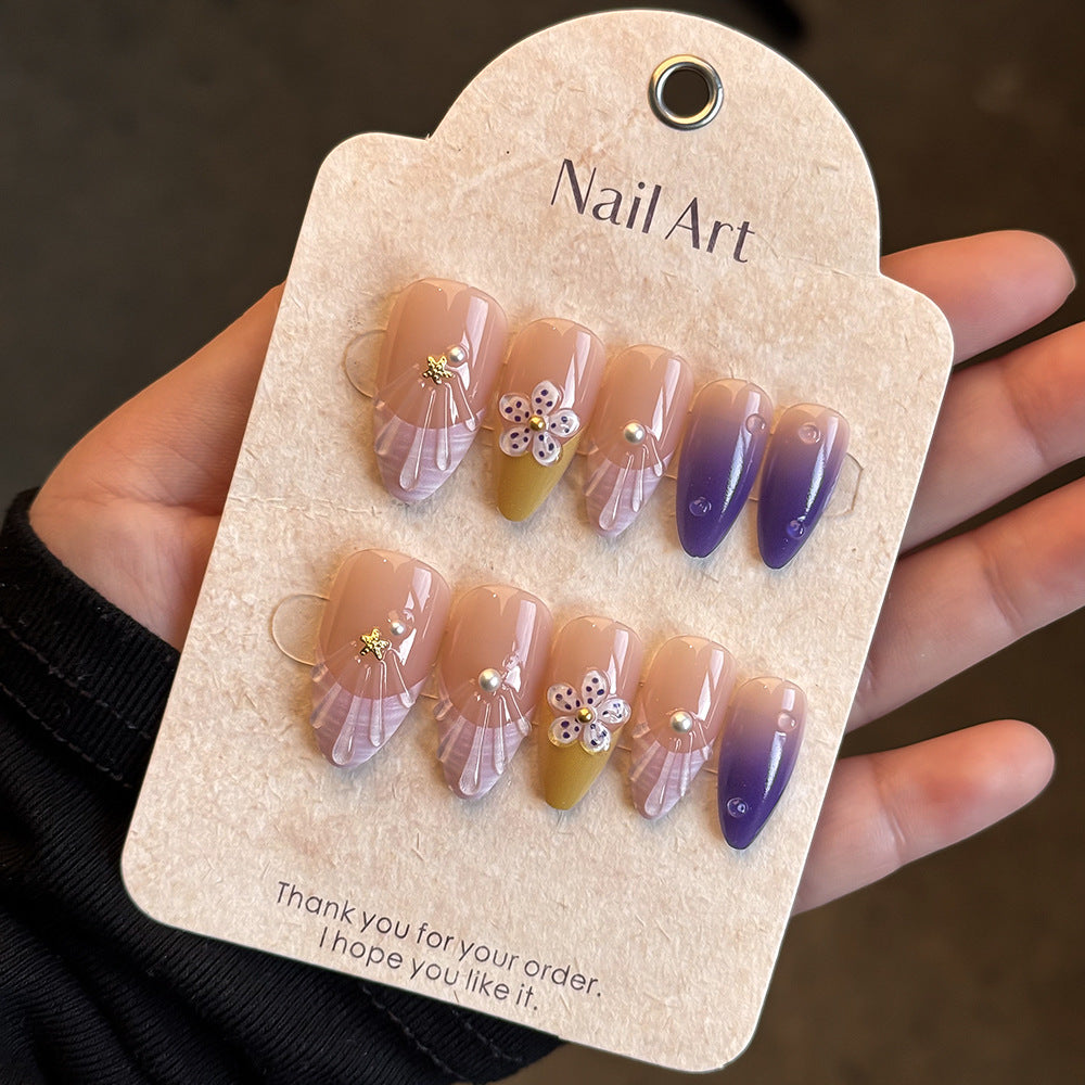 Luxe Dekorative Druck-Nagelkollektion Karnz