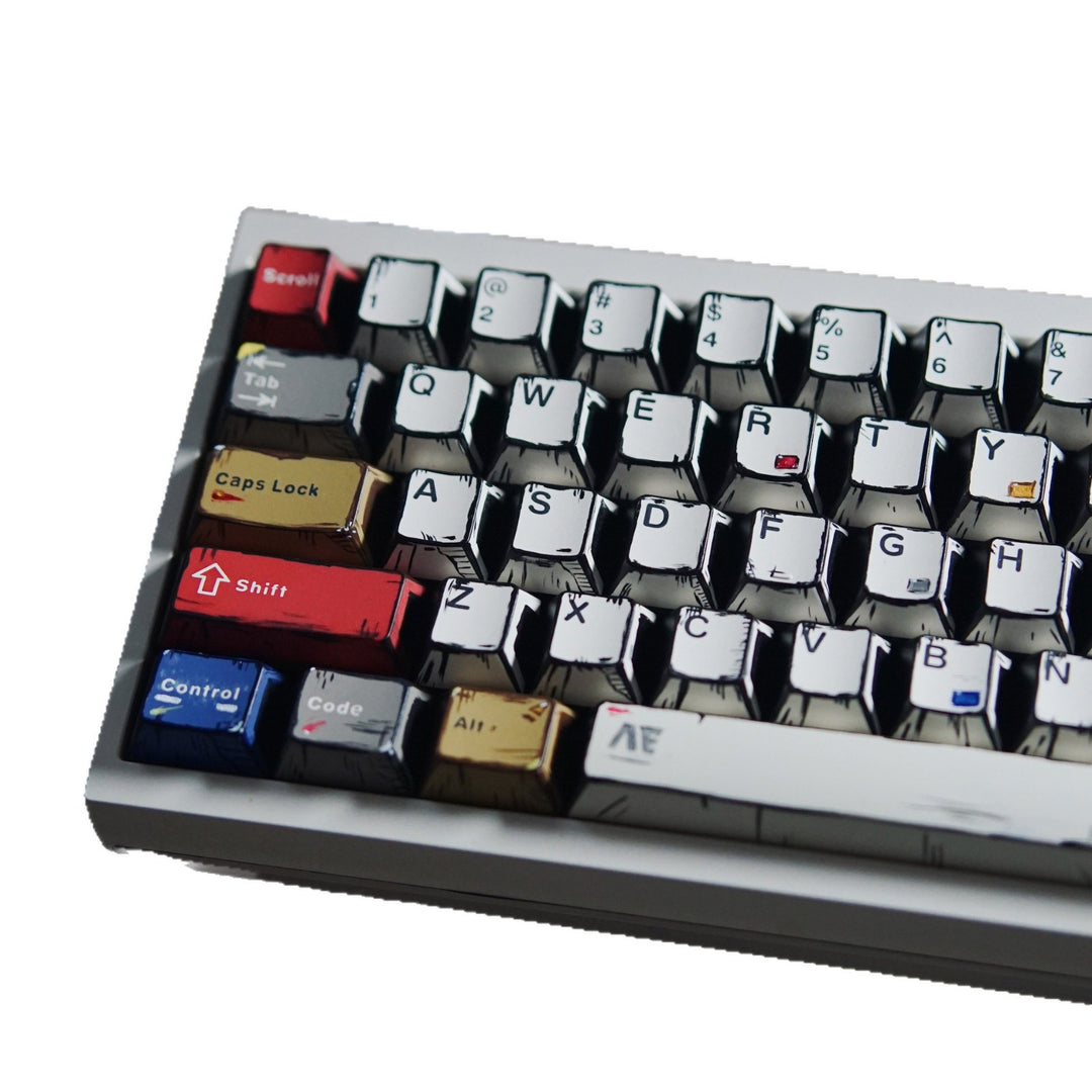 Retro-Themen Benutzerdefinierte Mechanische Tastatur Karnz