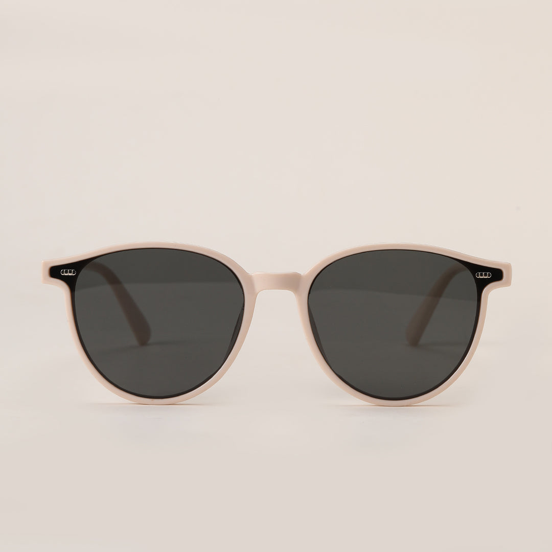 Damen stilvolle Sonnenbrille mit elegantem transparentem Rahmen Karnz