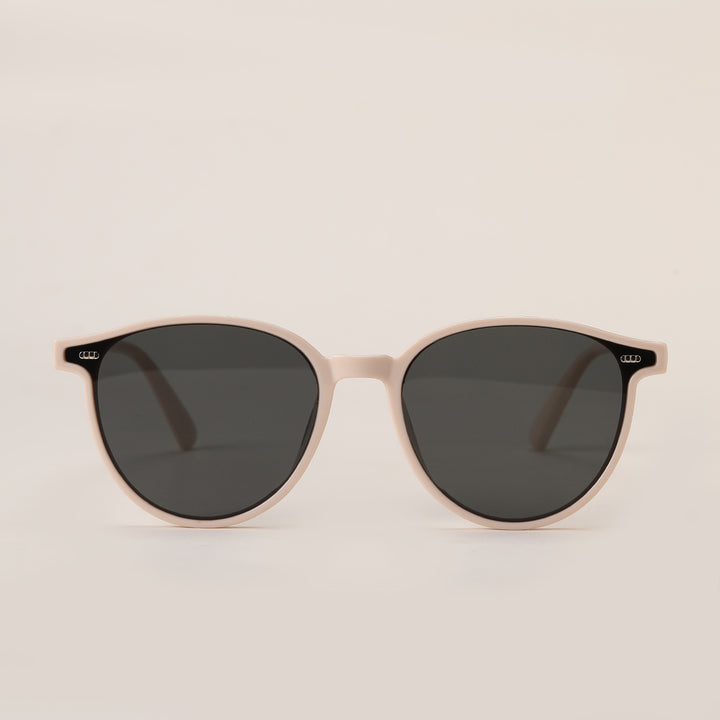 Damen stilvolle Sonnenbrille mit elegantem transparentem Rahmen Karnz