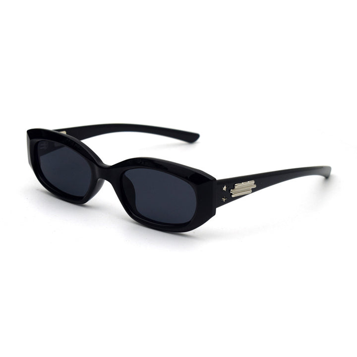 Trendy Cat-Eye Sonnenbrille mit adorabler Teddy-Bären-Akzent Karnz