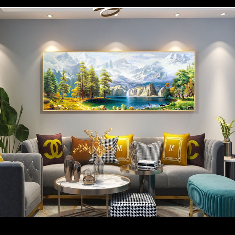 Große Landschaft Gerahmte Leinwandkunst