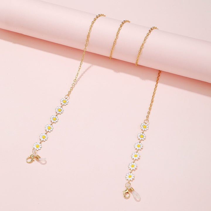 Floral Charm Brillen Kette Karnz