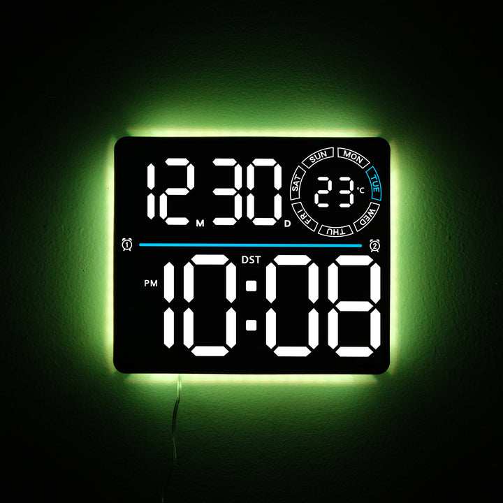 Digitale Wand-Uhr Karnz